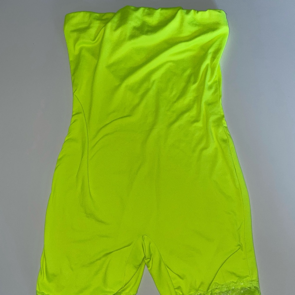 Neon green romper